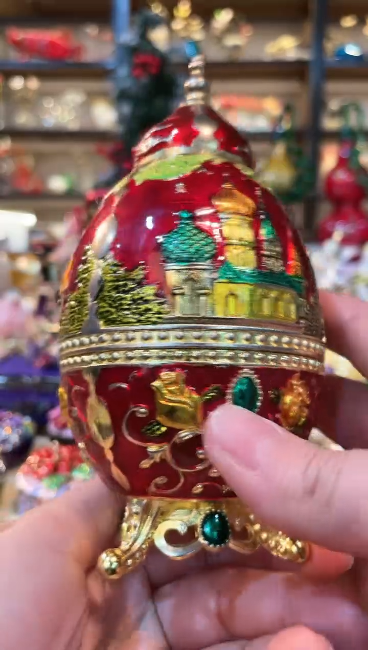 【闪购商品】 珐琅彩精致首饰盒