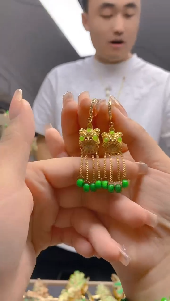 【闪购商品】翡翠耳饰合金312翡翠耳包