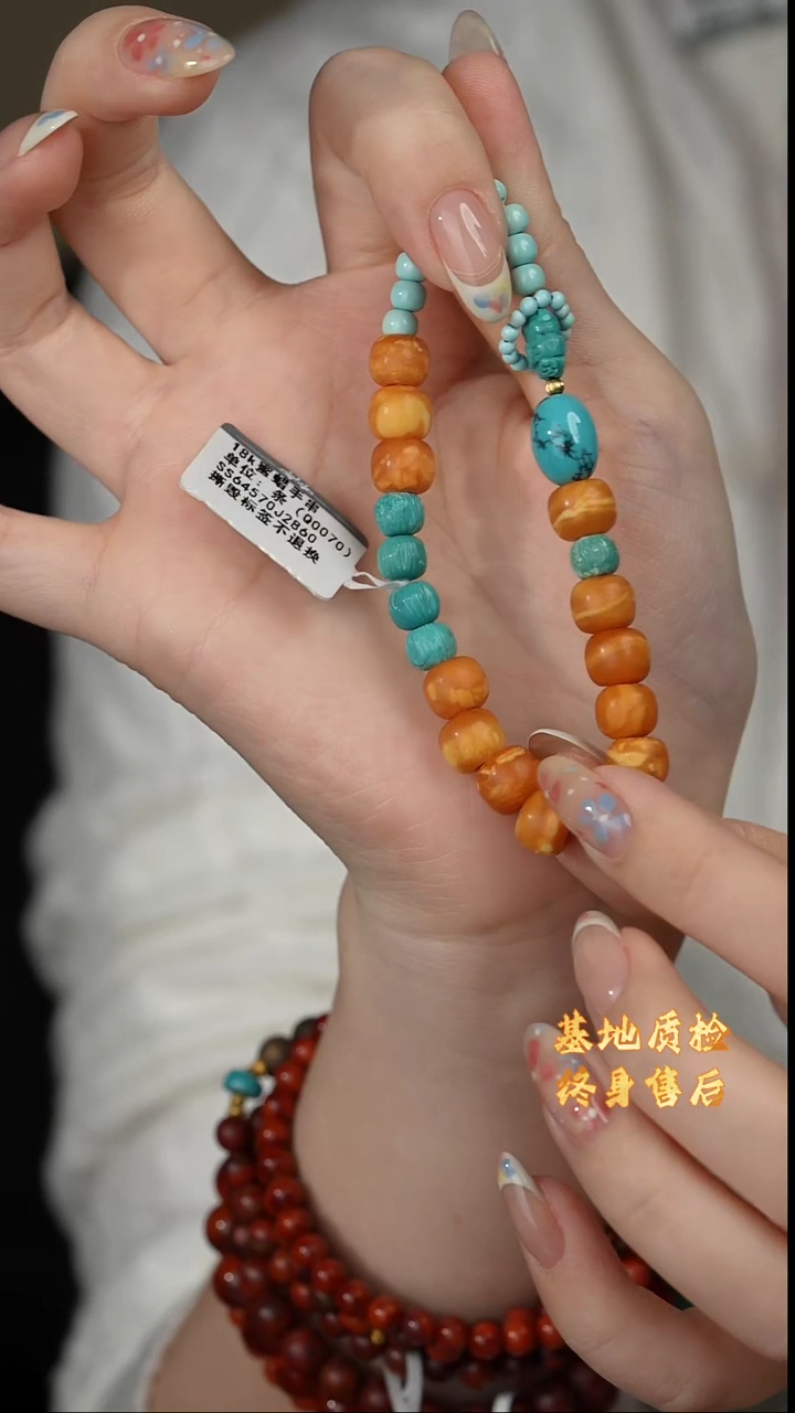 【闪购商品】绿松石单圈18K金镶嵌S13（多样性发一件）