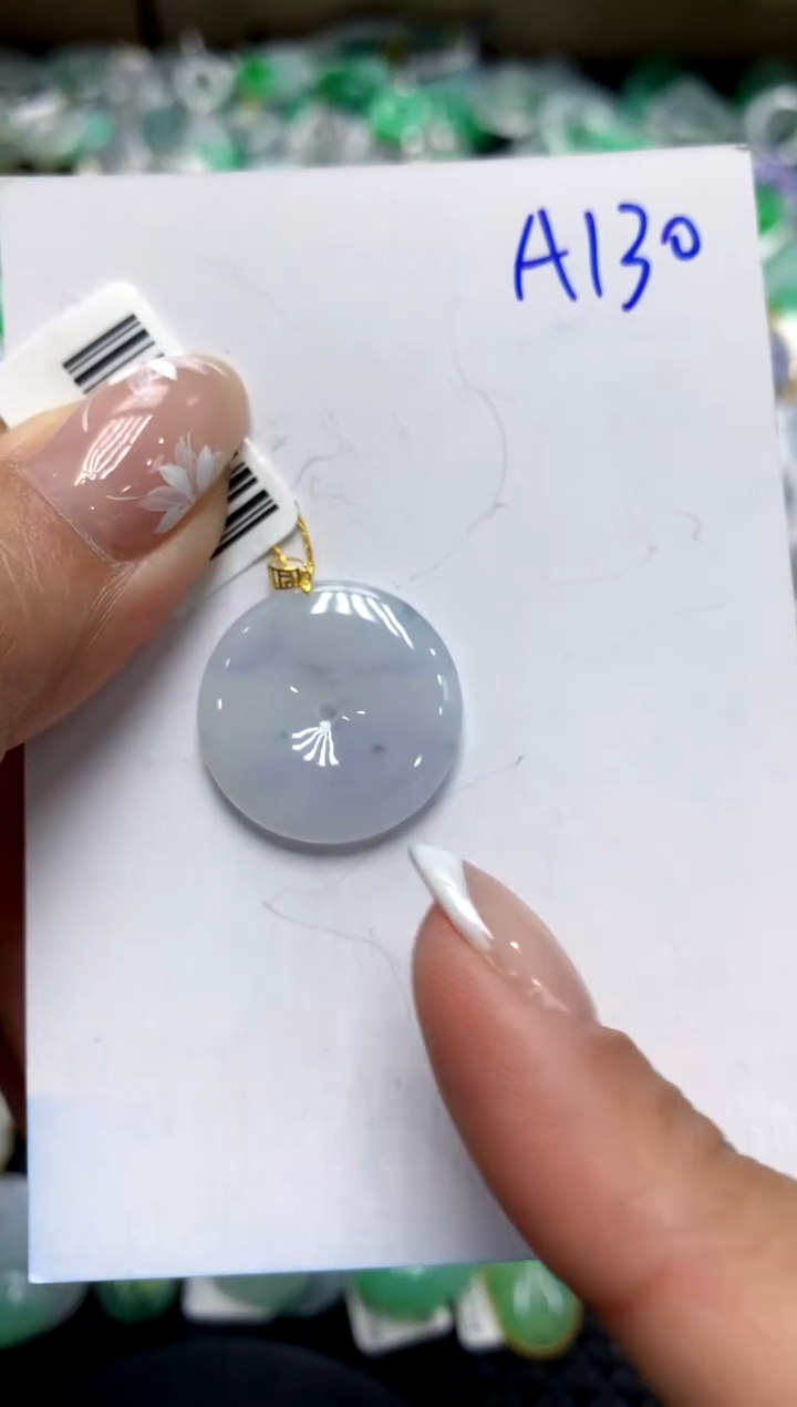 【闪购商品】翡翠颈饰18K金镶嵌111111111111111111