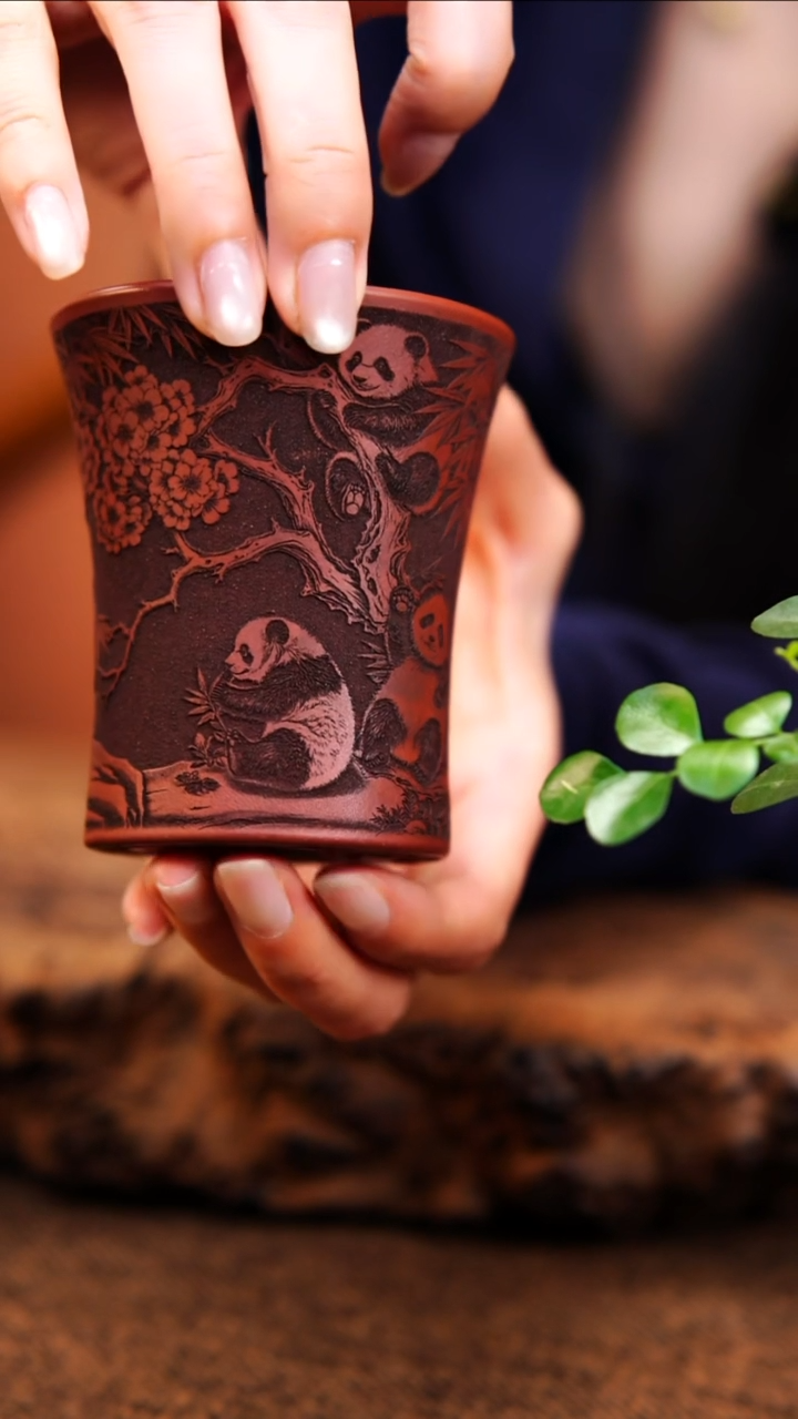 茶杯紫砂原矿紫砂杯