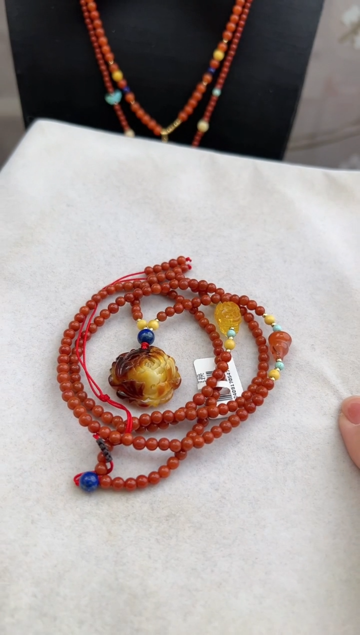 【闪购商品】南红玛瑙项链未镶嵌10206030-项链