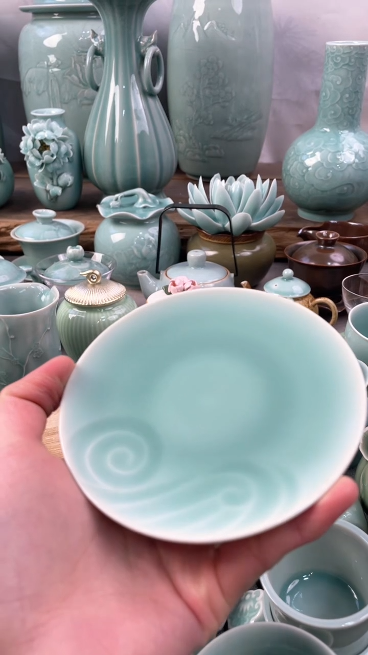 【闪购商品】特价 微瑕 慧仙青瓷