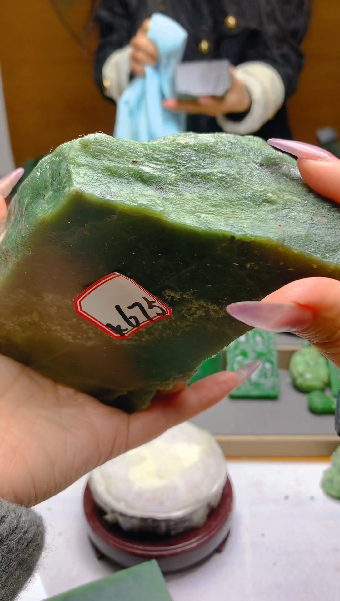 【闪购商品】和田玉（碧玉）珠宝半成品未镶嵌1