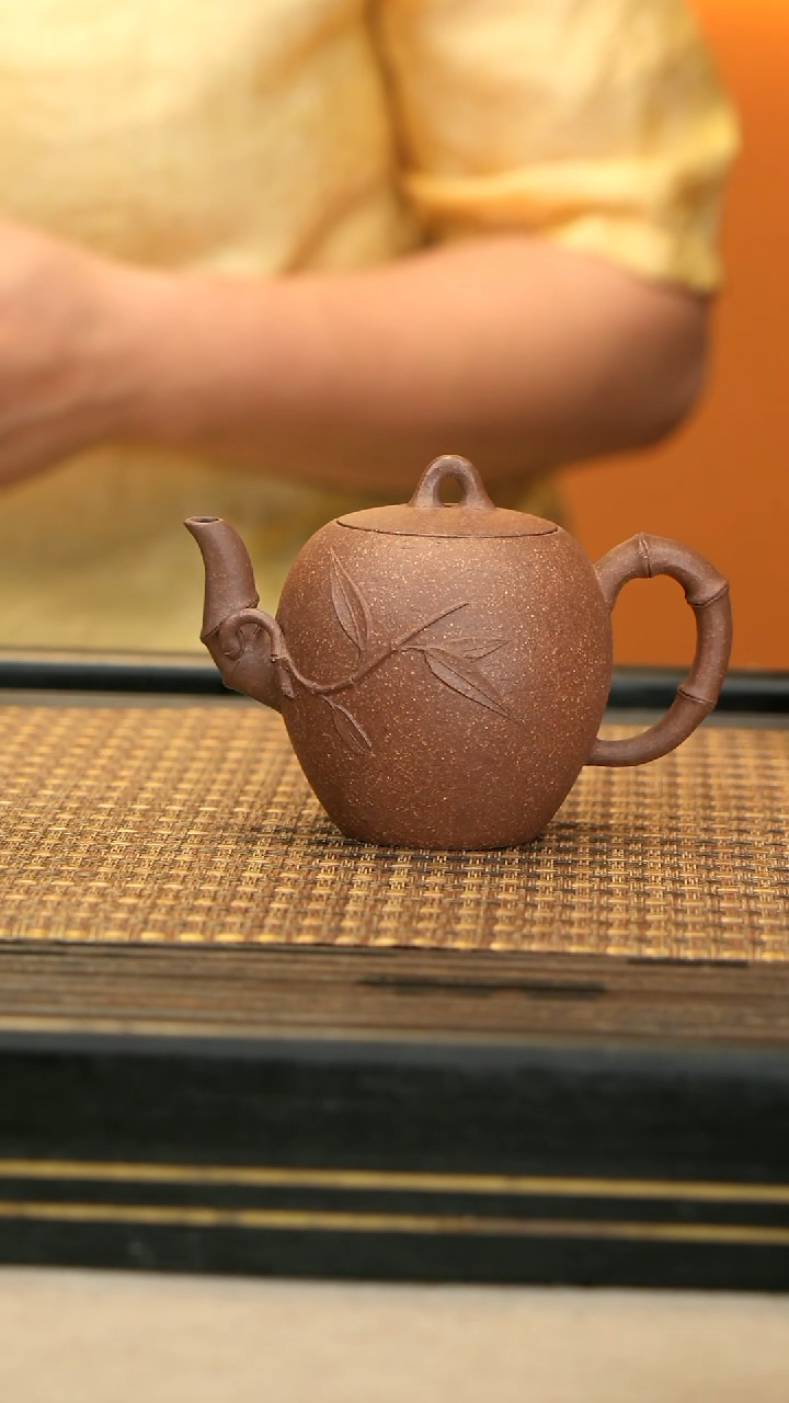 茶壶紫砂ZCY59《竹韵·美人肩》桂花砂