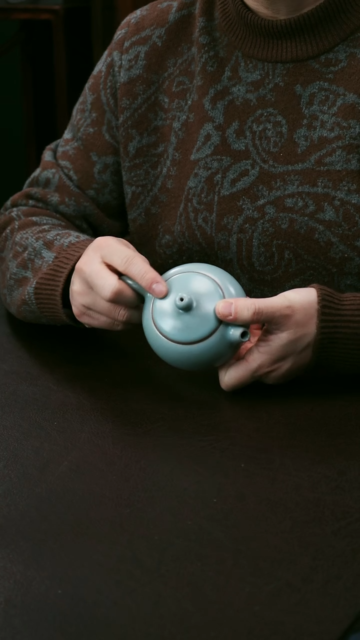 【闪购商品】其他汝官窑西施壶37