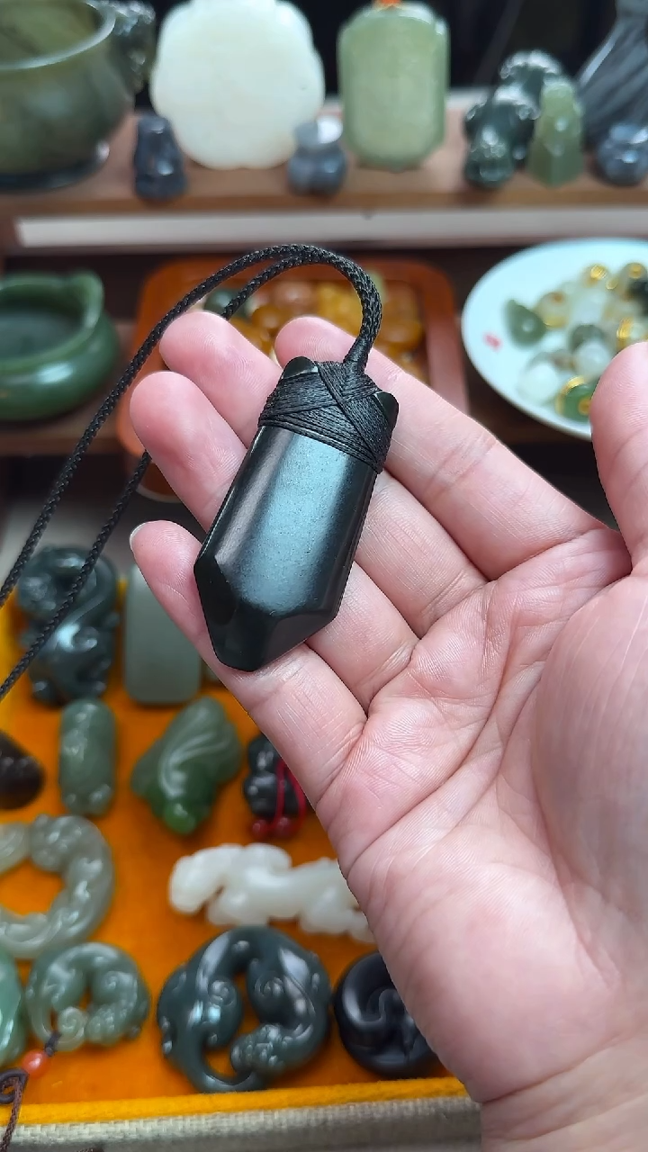 【闪购商品】和田玉吊坠(不含链)未镶嵌无事牌苏工