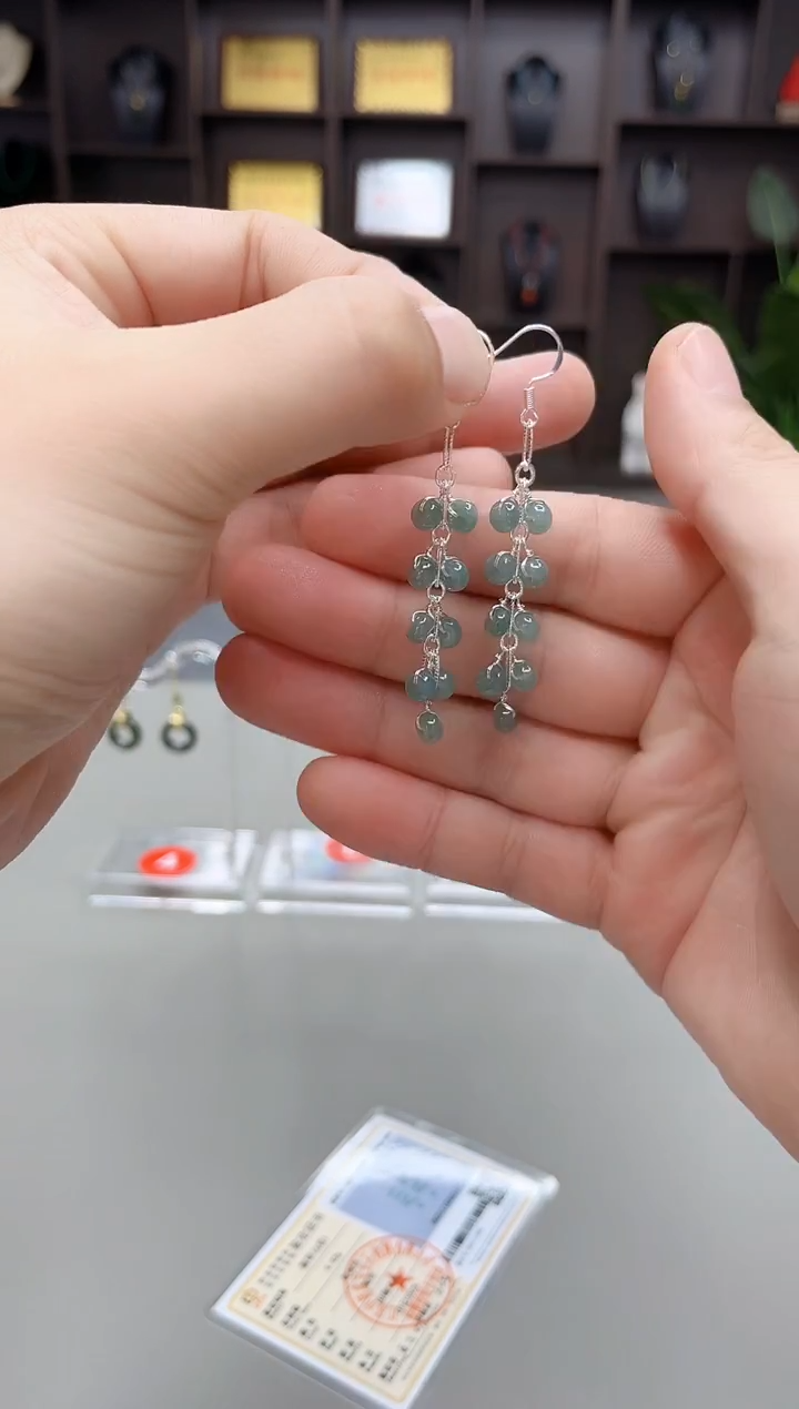 未镶嵌翡翠耳饰911000