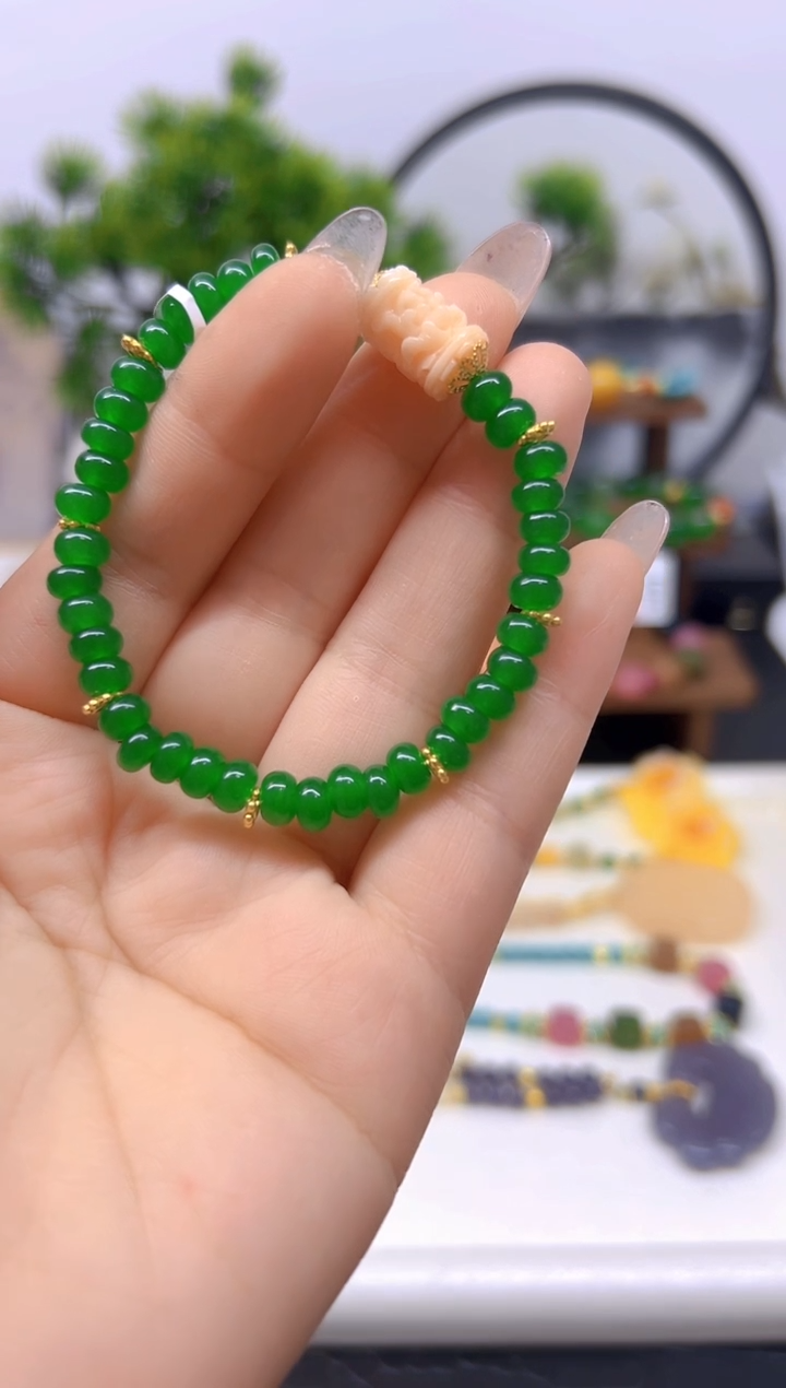 【闪购商品】翡翠手链未镶嵌手链S582