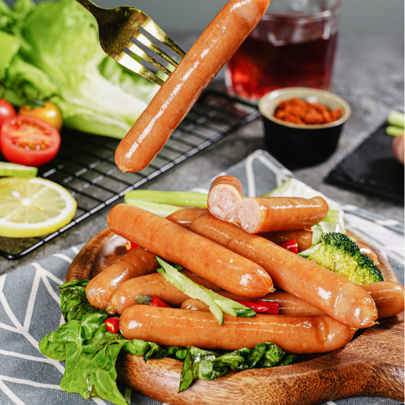 唐人神经典德式香肠高蛋白热狗1kg烤肠早餐零食烧烤日常炒菜休闲