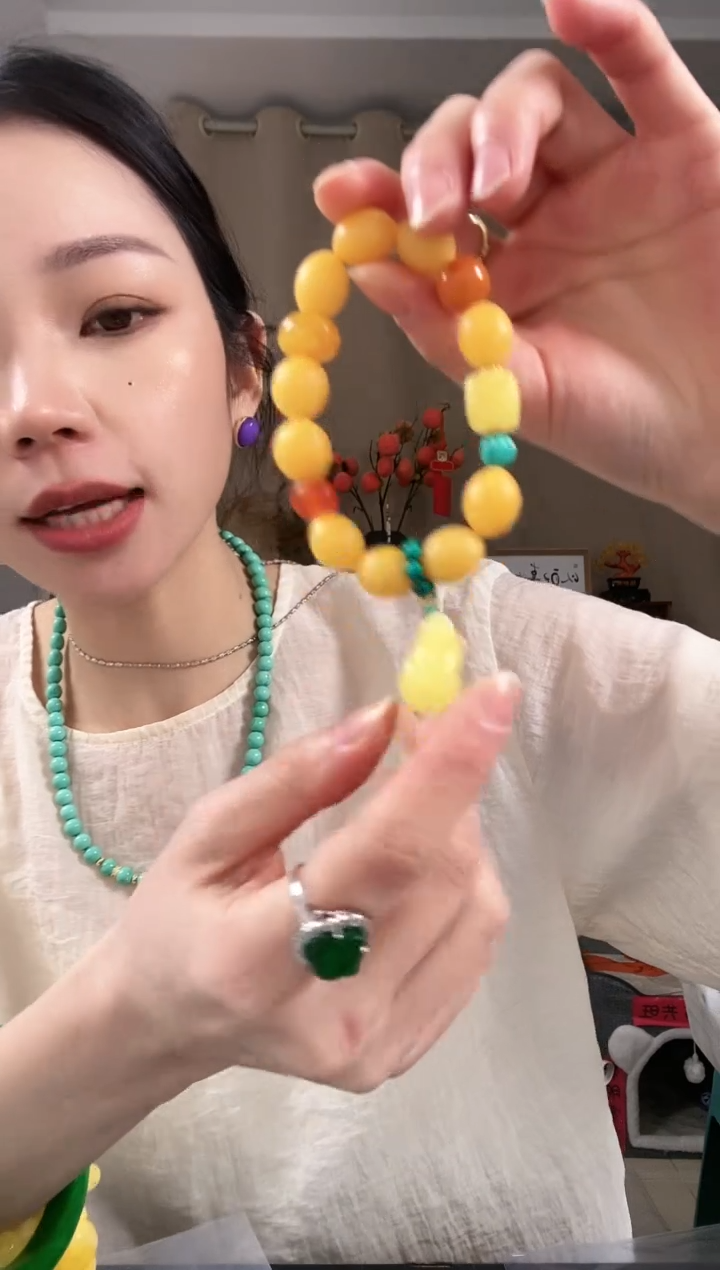 【闪购商品】琥珀颈饰未镶嵌E646EEEEE