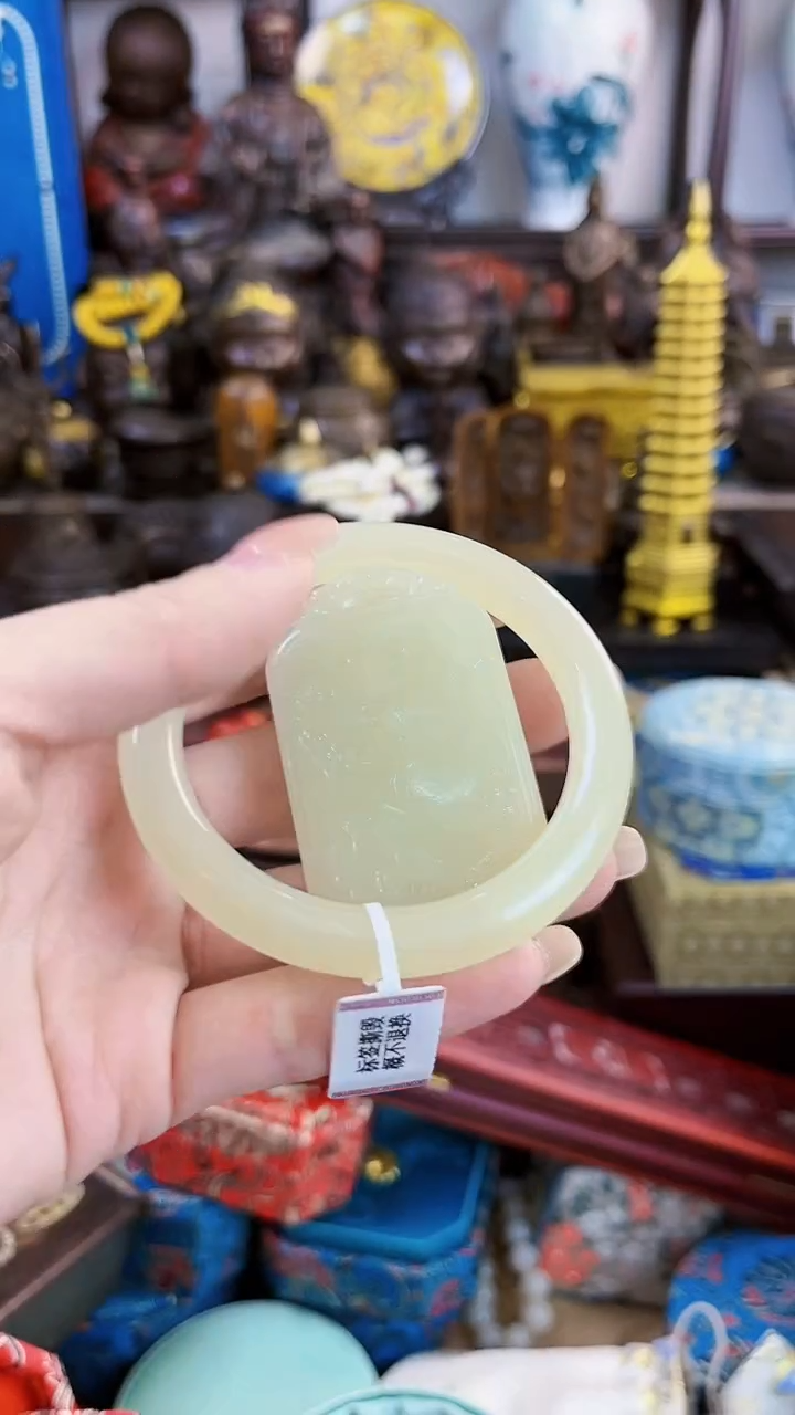 【闪购商品】和田玉挂件未镶嵌1一起