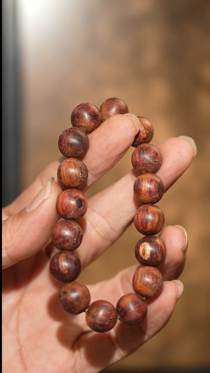 降真香手串/手链海南降真香13mm圆珠单圈