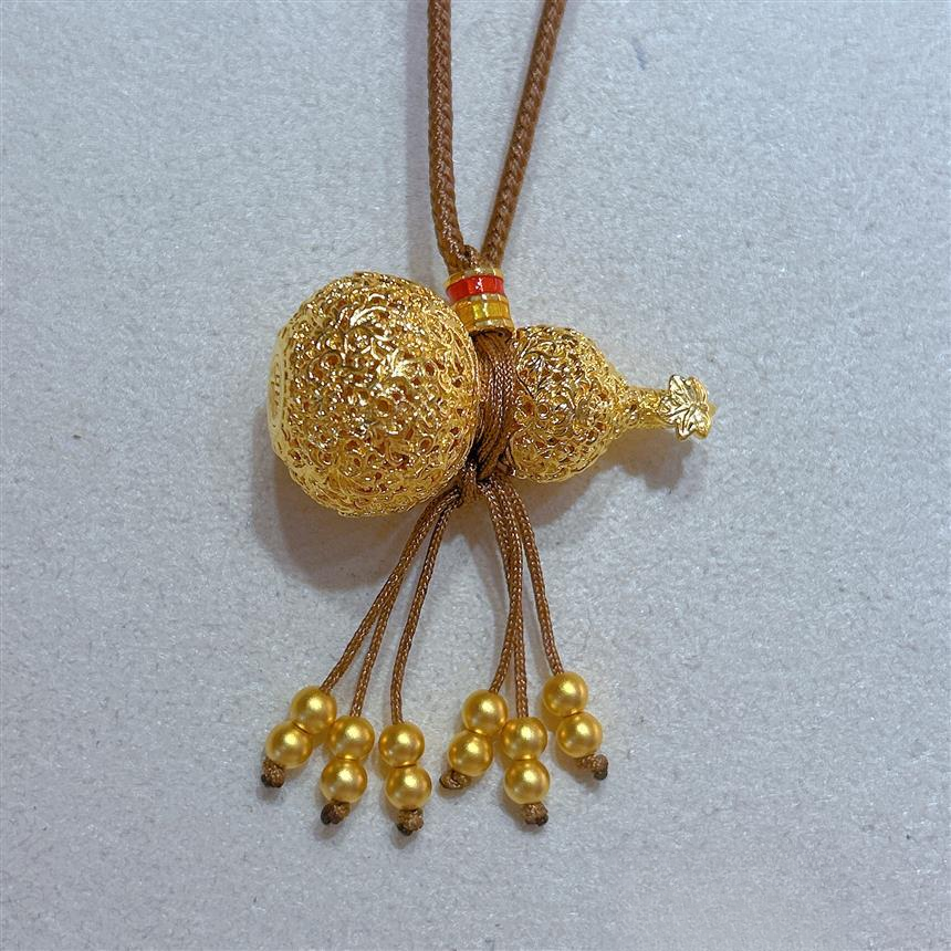 【敏敏专享】足金999 5D镂空花丝葫芦 HJD1265