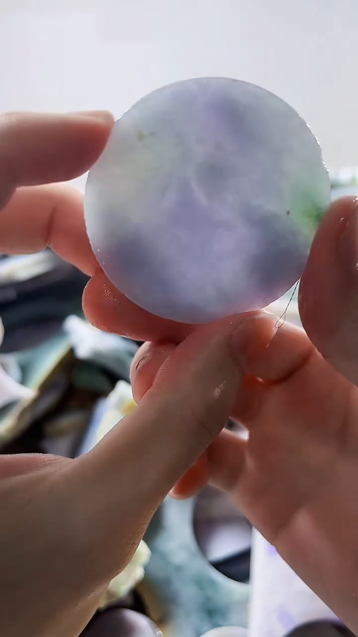 【闪购商品】翡翠裸石缅甸翡翠A货文856