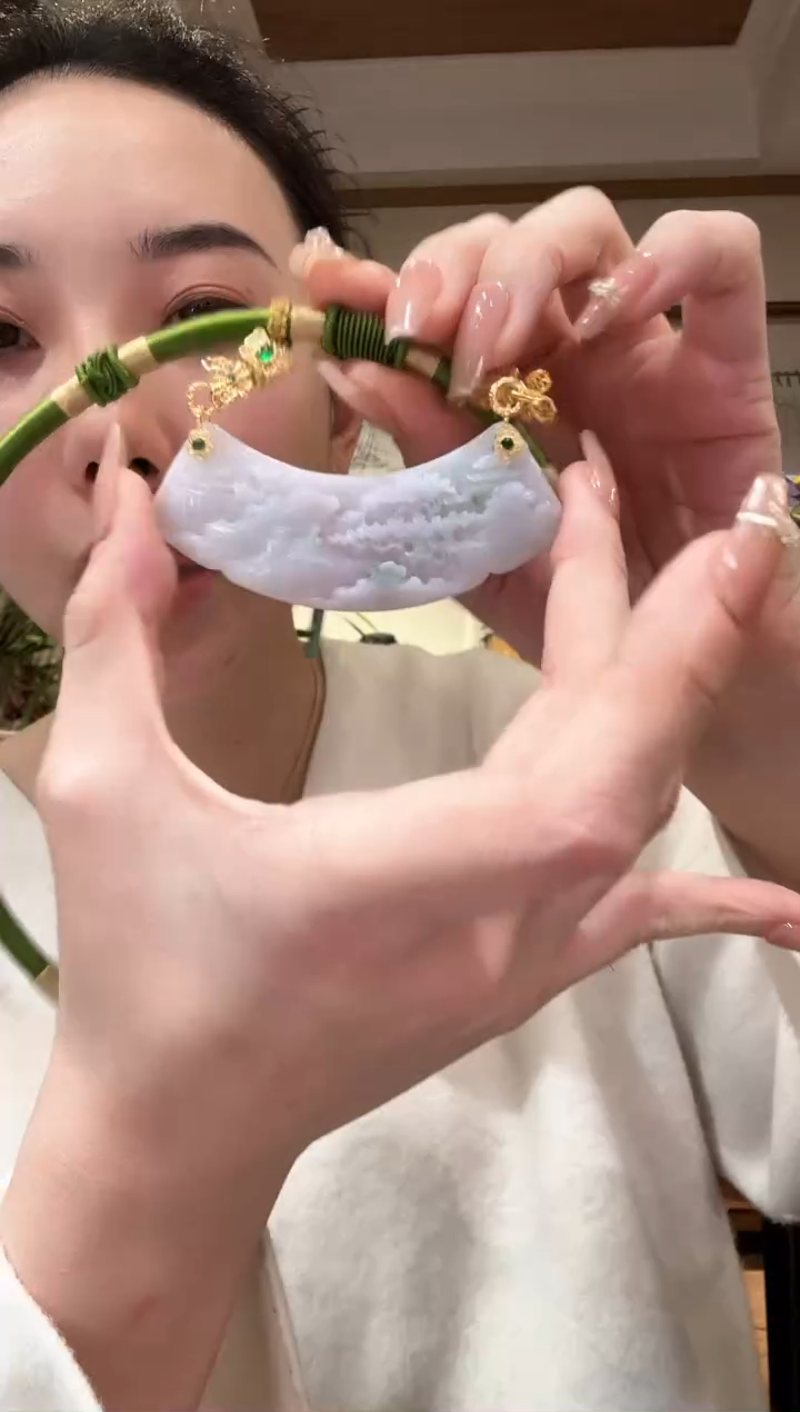 【闪购商品】翡翠颈饰未镶嵌国风
