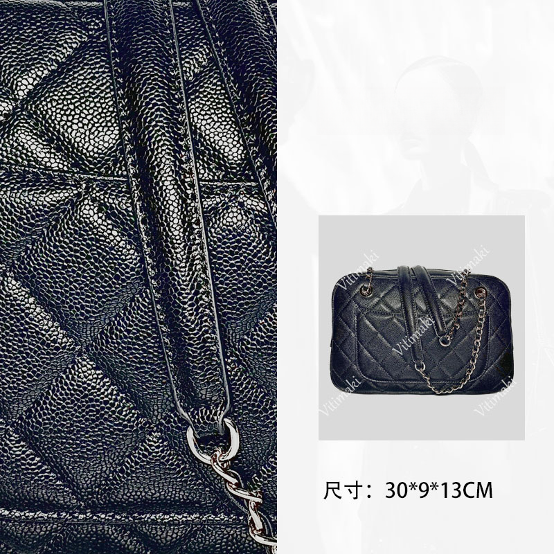 秋冬高级感鱼子酱波士顿包 X2668黑色（可嘎嘣）