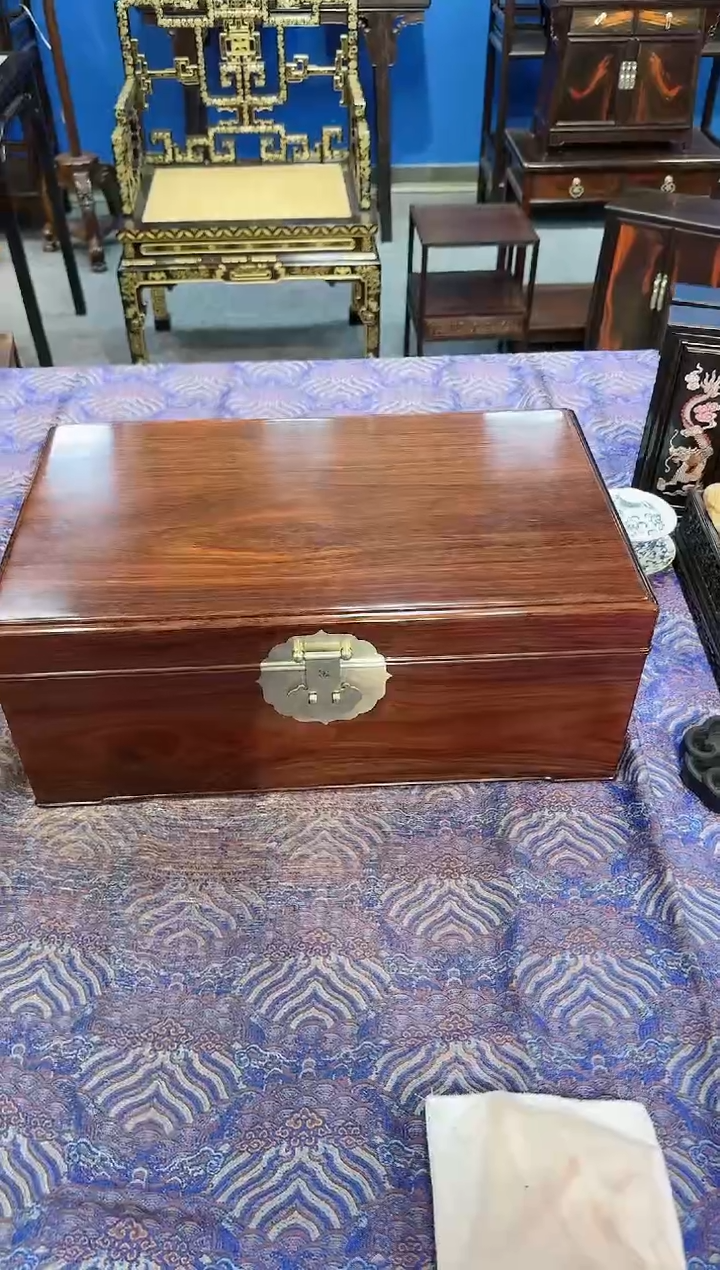【闪购商品】红酸枝木类成套家具首饰盒