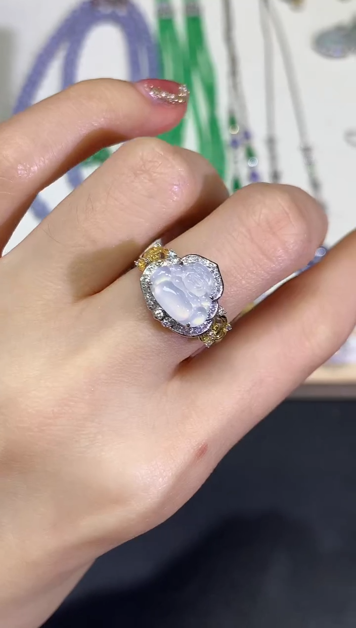 【闪购商品】翡翠颈饰18K金镶嵌团购68