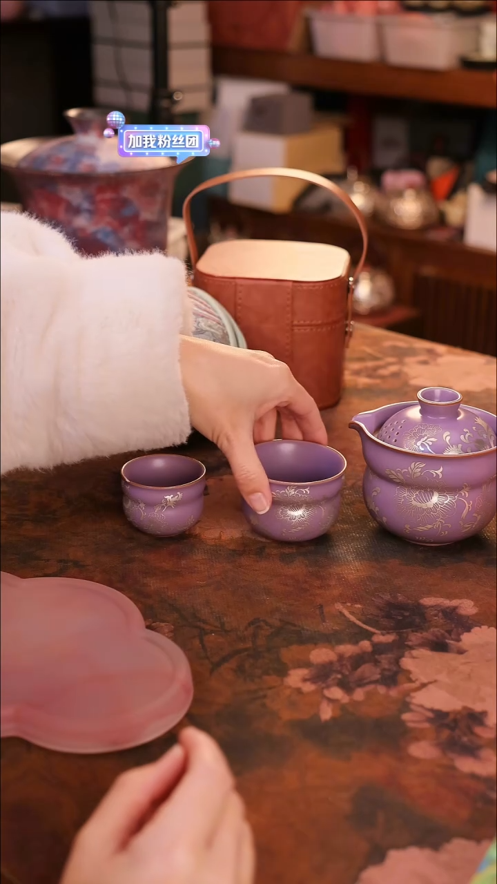 【闪购商品】陶瓷茶具（无礼盒无茶盘）@@A11622