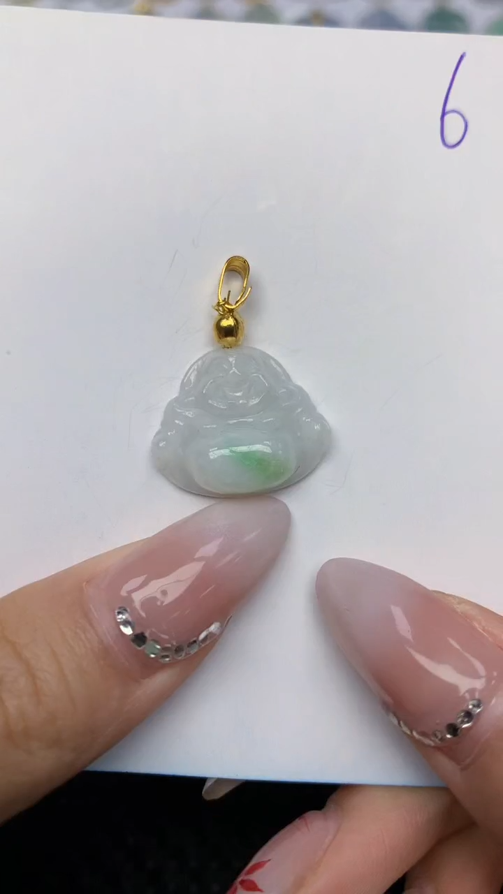 【闪购商品】翡翠颈饰未镶嵌天然翡翠A货 6