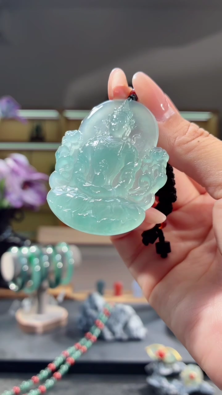 吊坠(不含链)未镶嵌翡翠度母