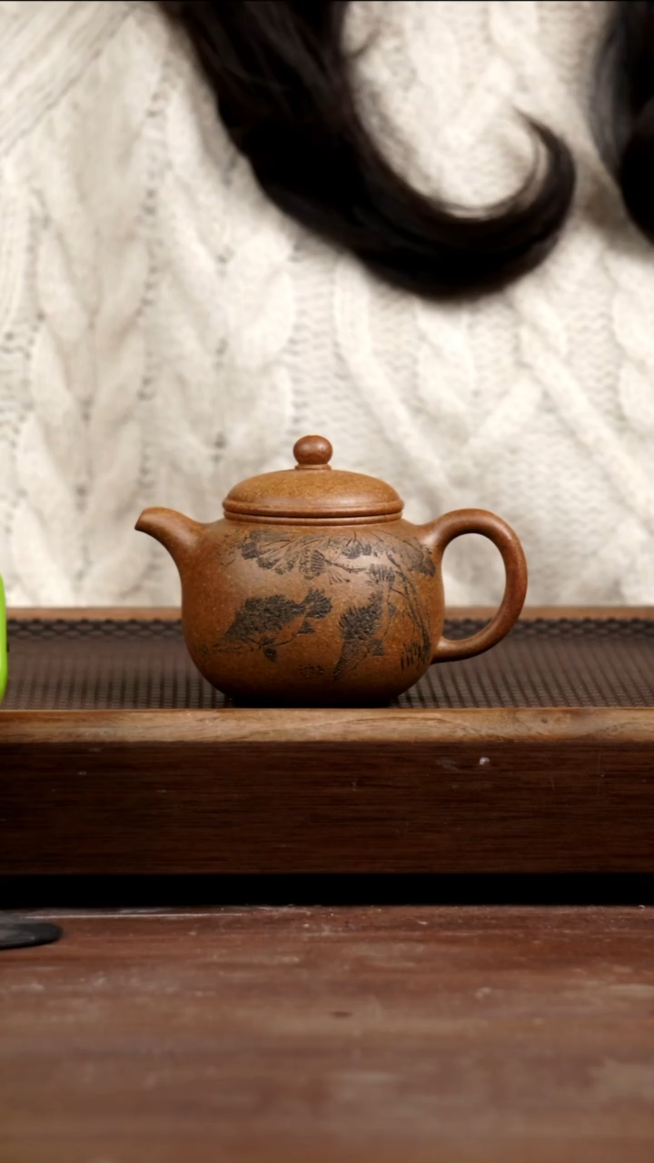 茶壶紫砂用****5龙骨金砂匏樽200CC