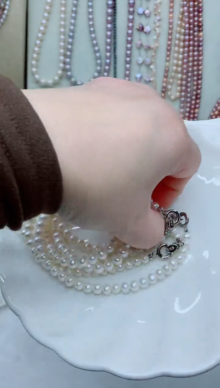 颈饰未镶嵌淡水珍珠多样性发其一【非无瑕】