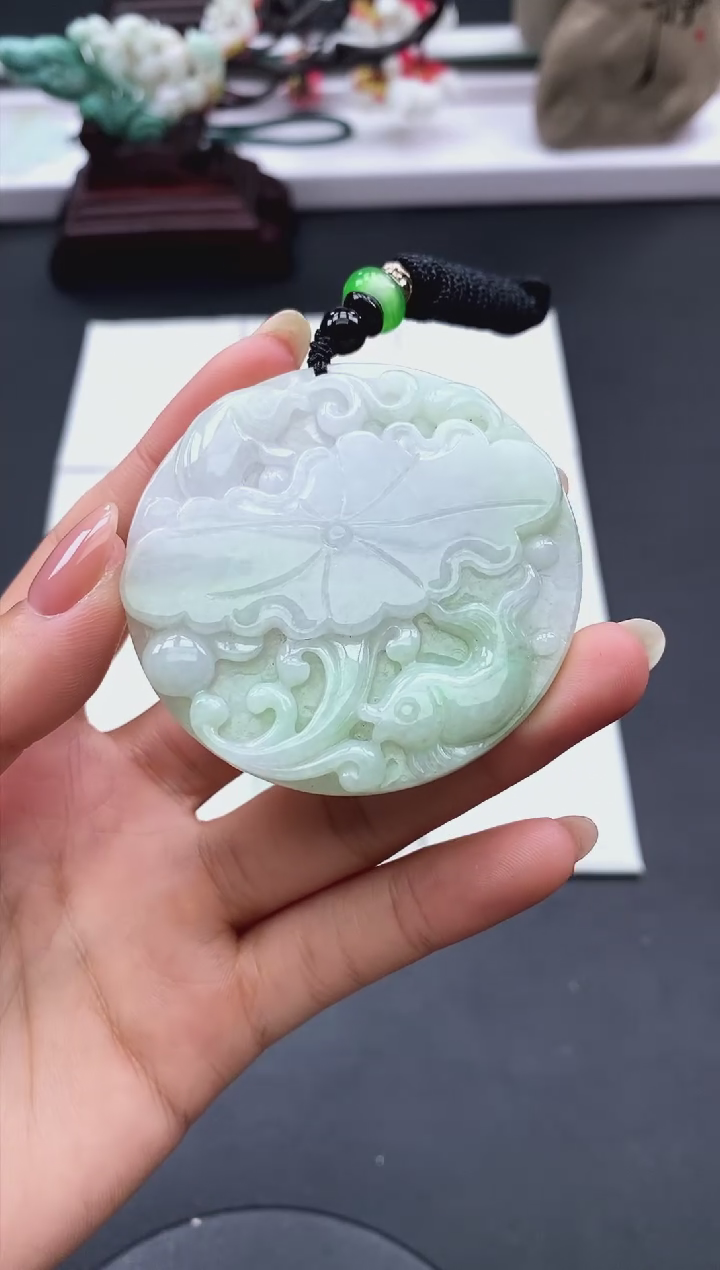 【闪购商品】翡翠颈饰未镶嵌天然缅甸A货翡翠
