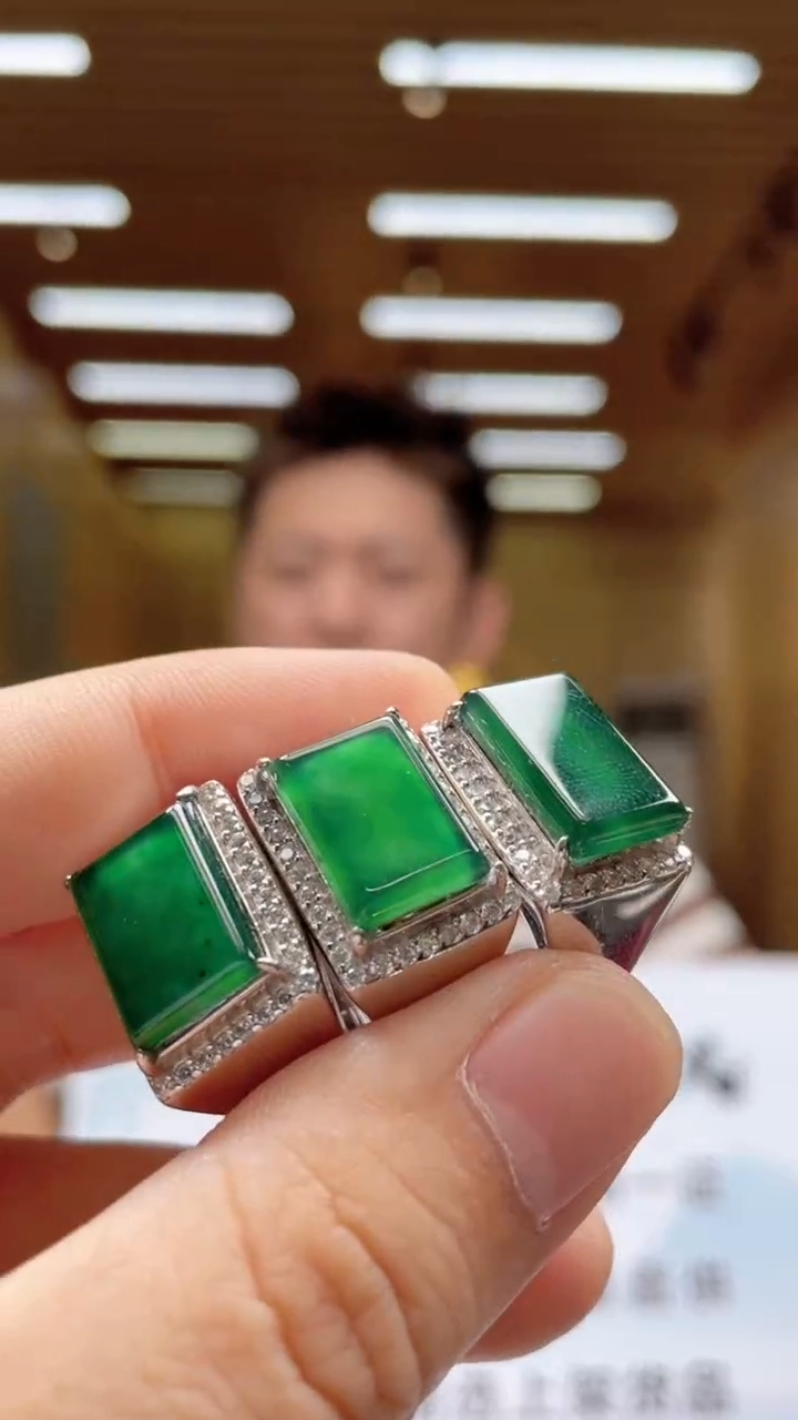 翡翠戒指未镶嵌多样性发货（只发一件）x20