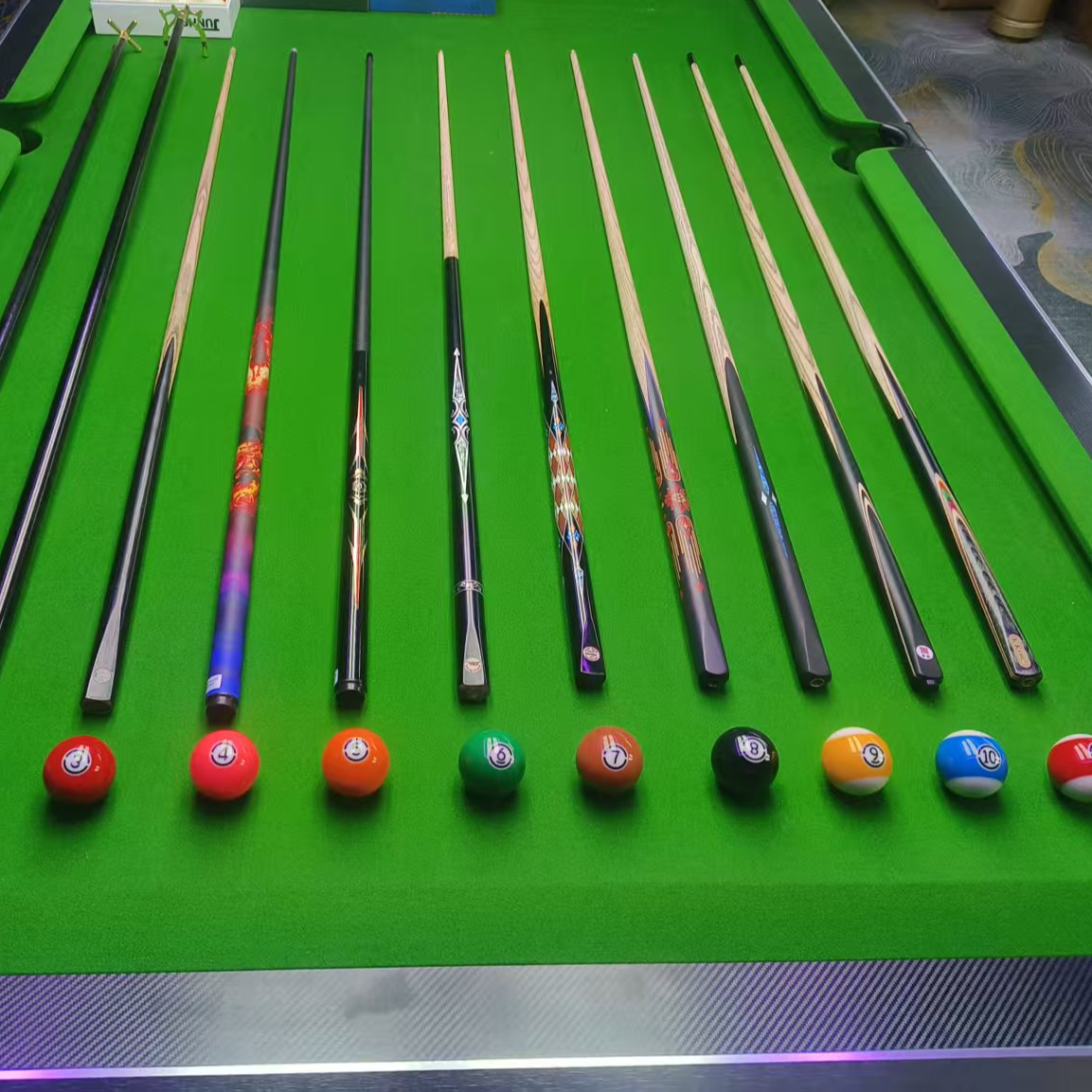 台球杆小头杆中式黑八球房专用桌球杆