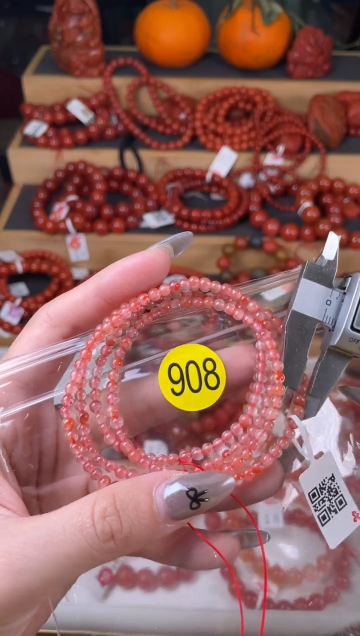 【闪购商品】南红玛瑙珠宝奇石合金908-3+