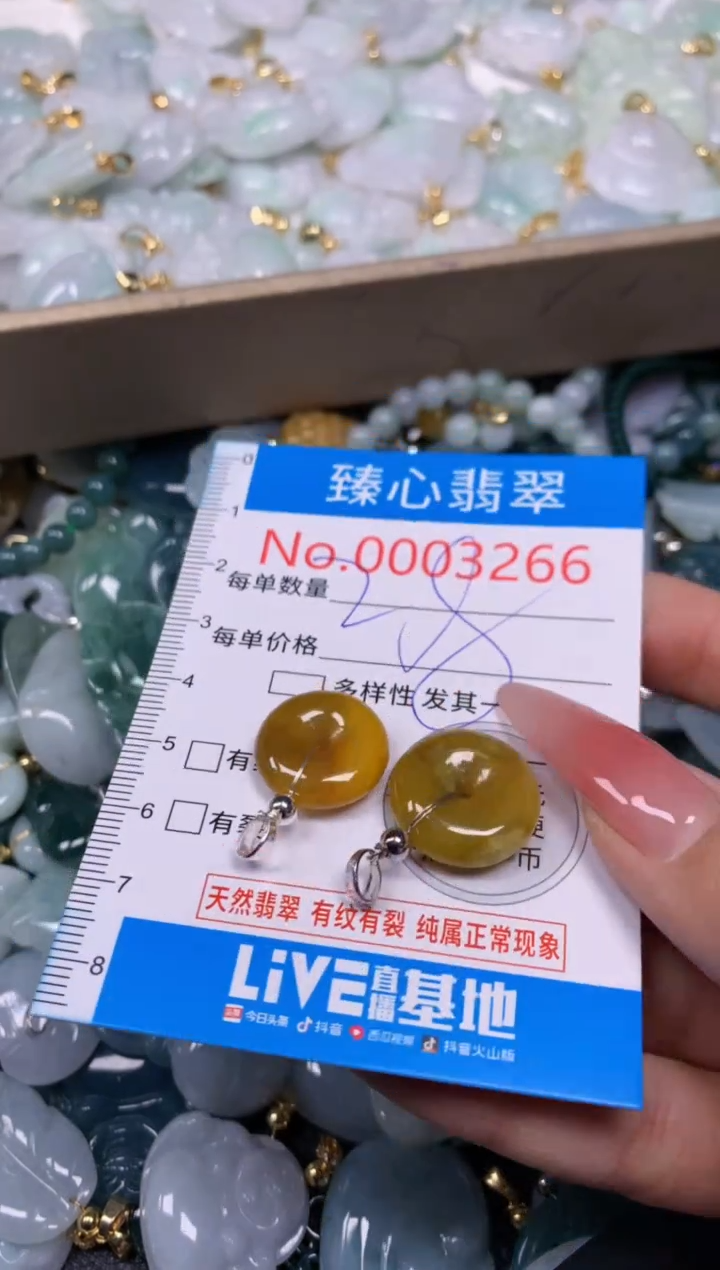 【闪购商品】翡翠颈饰未镶嵌含绳0003266