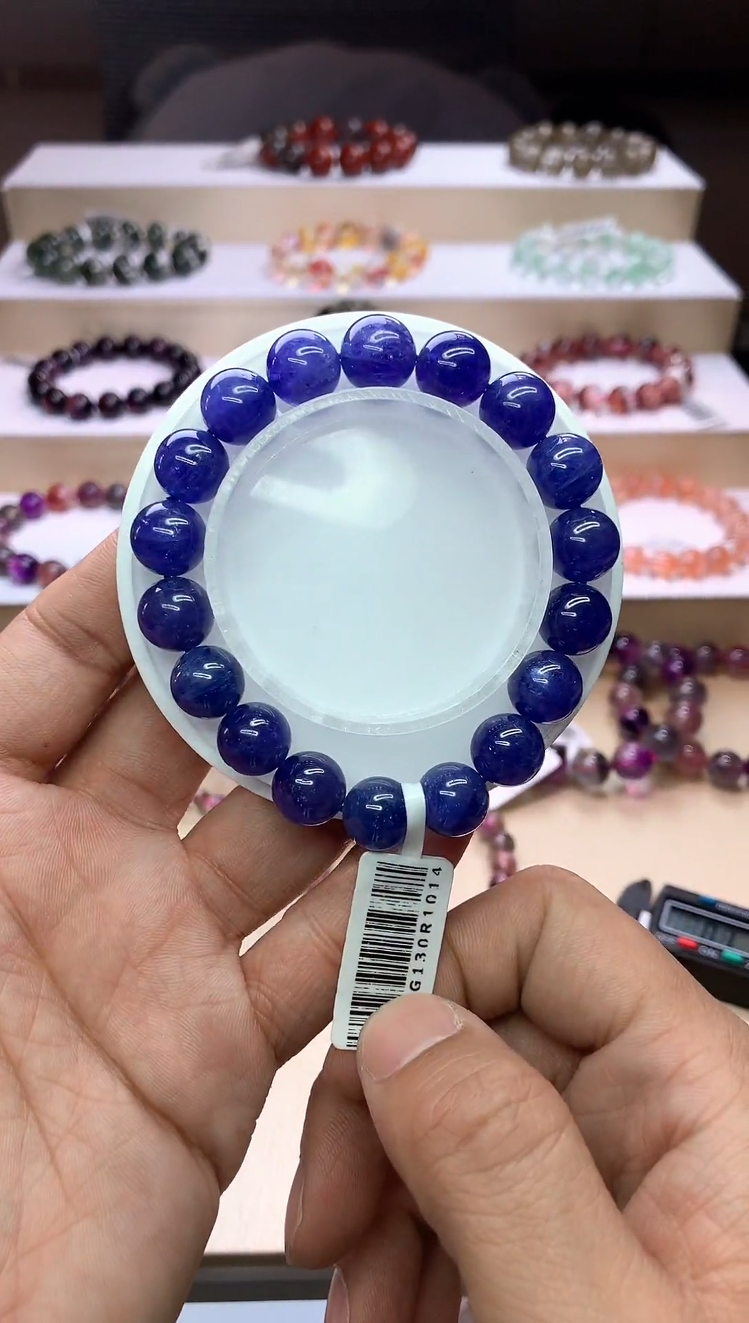 【闪购商品】坦桑石手链未镶嵌坦桑石单圈11m+