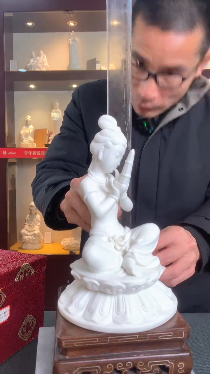 【闪购商品】摆件敦煌妙音  德化白瓷  