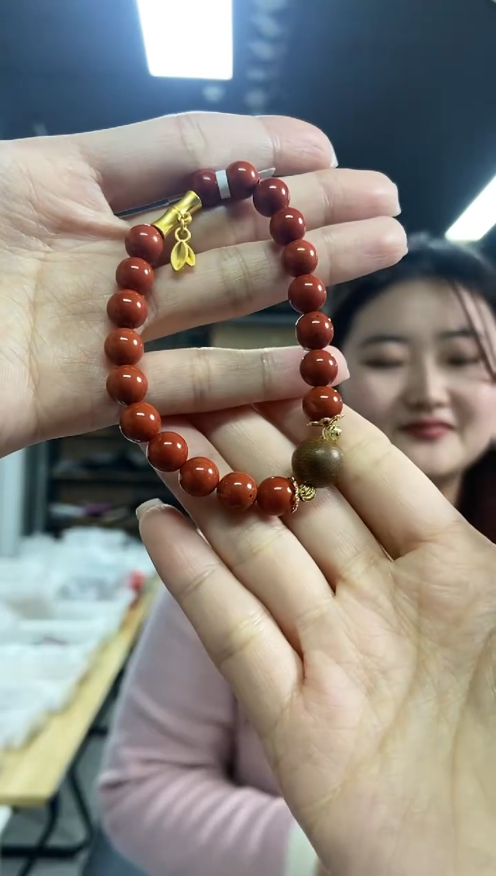 【闪购商品】南红玛瑙手串未镶嵌多样性发其一颜色微差