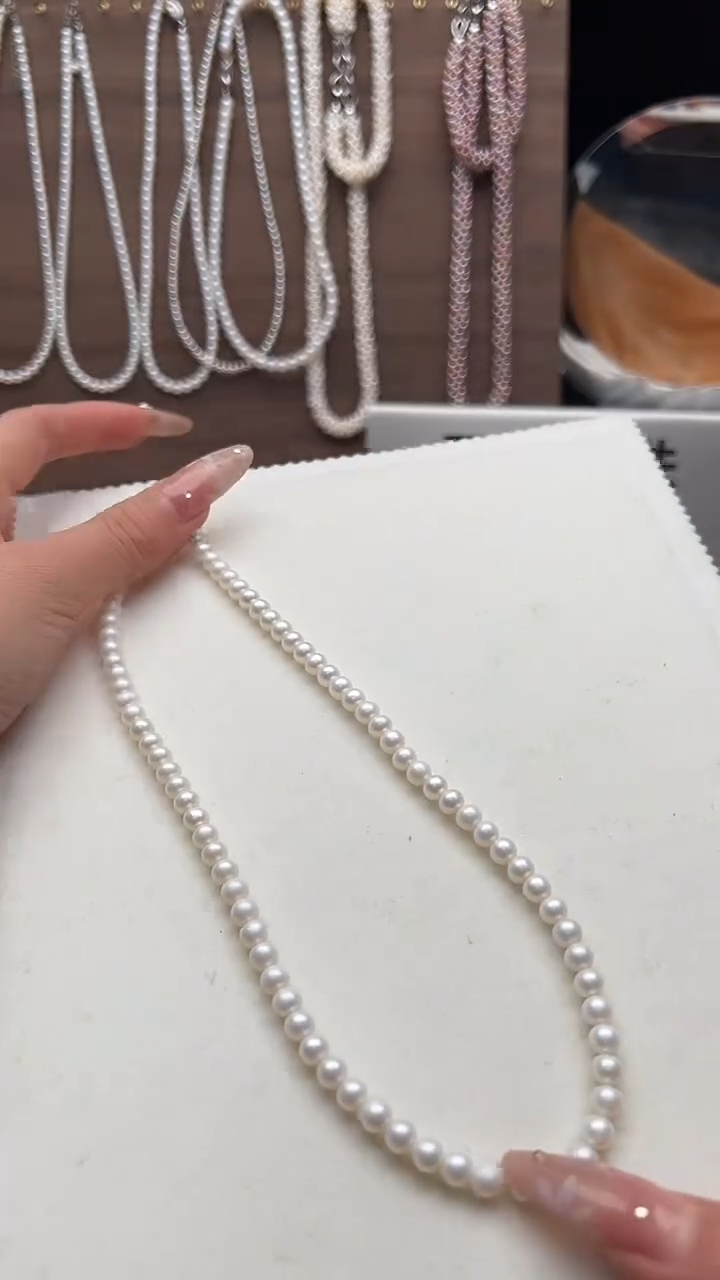 颈饰钛钢淡水珍珠永丽珍珠