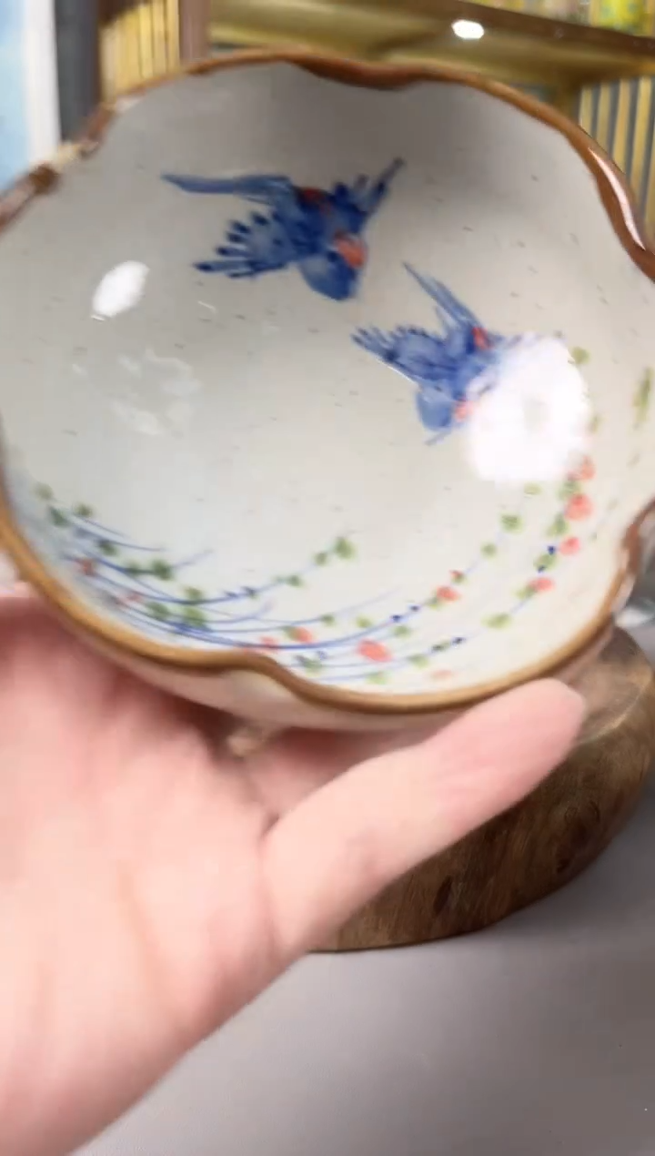 【闪购商品】瓷片景德镇手绘高温釉下彩