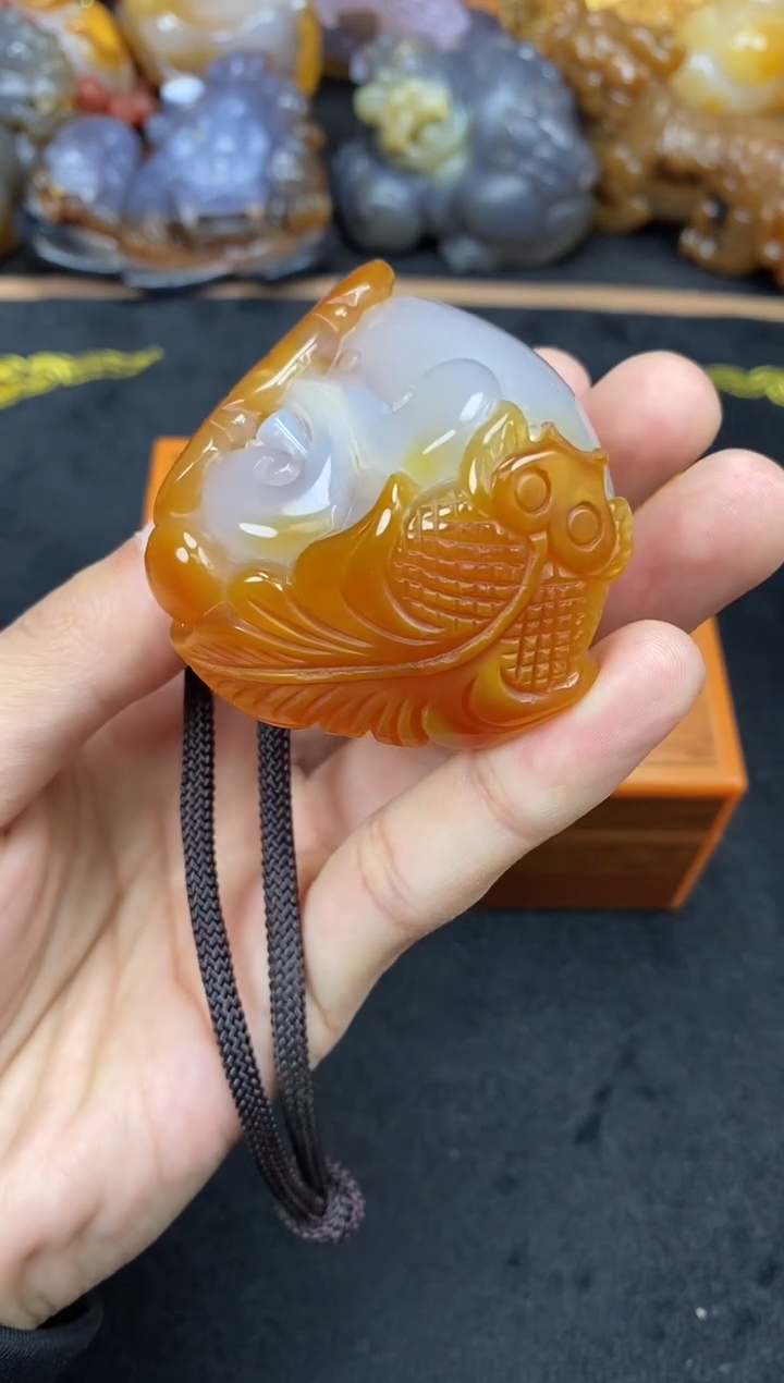 未镶嵌玛瑙/玉髓珠宝奇石A***A0