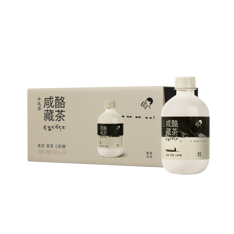喜茶 咸酪藏茶牛乳茶奶茶饮料350mL*12