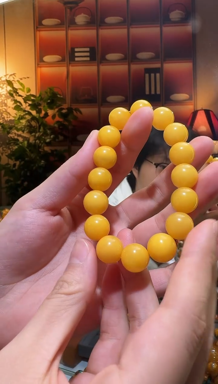 蜜蜡颈饰未镶嵌6527天然蜜蜡珠宝奇石