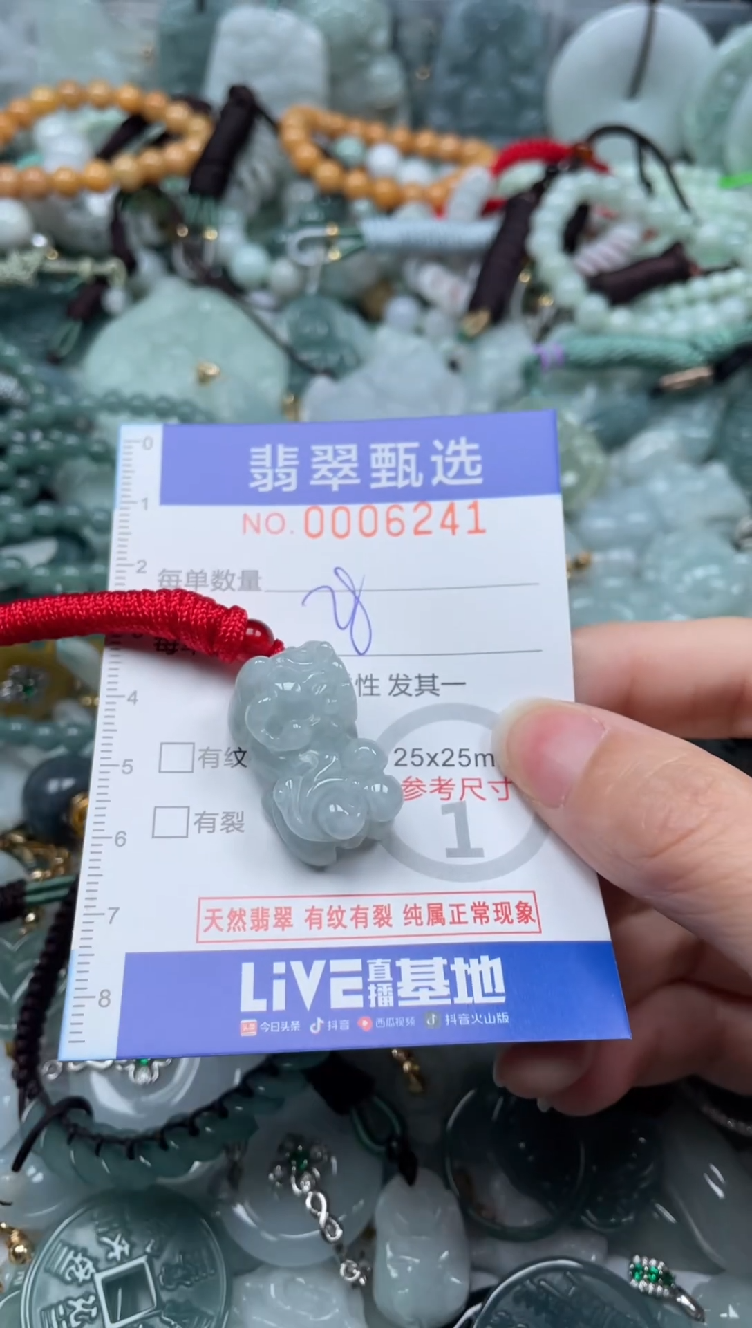 【闪购商品】翡翠颈饰未镶嵌00..6241