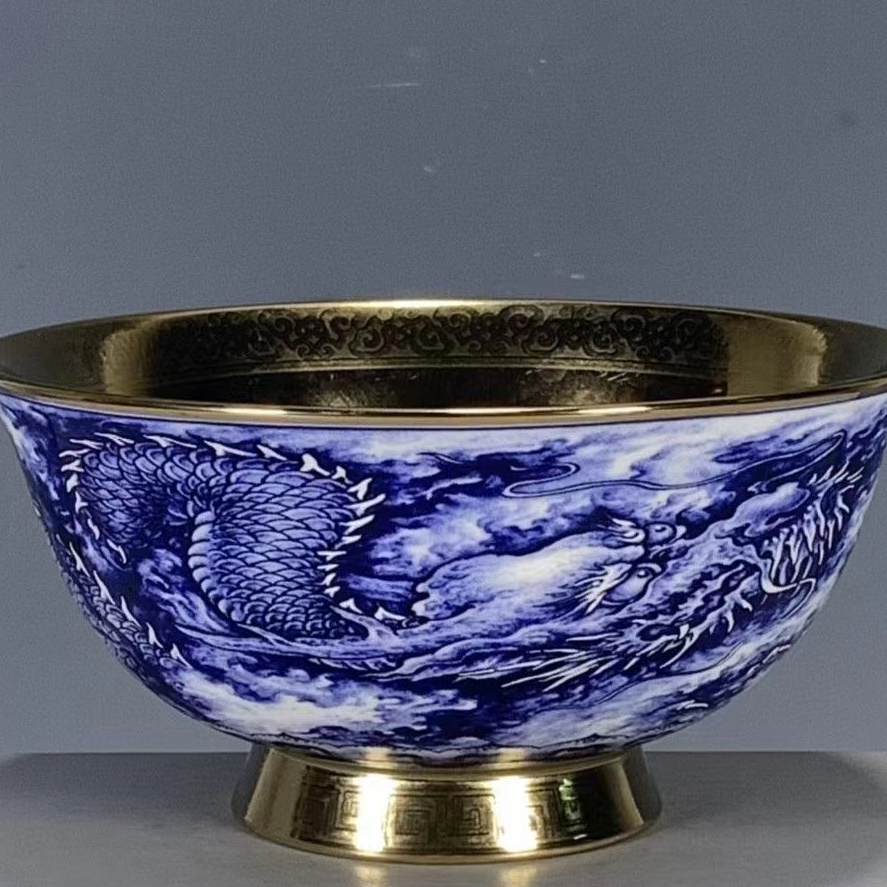 【精选】个性金碗流水摆件22