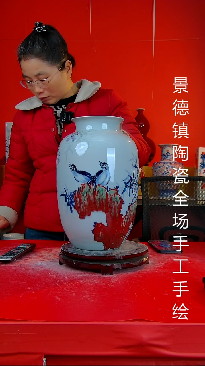 摆件陶瓷景德镇陶瓷 全场手工手绘