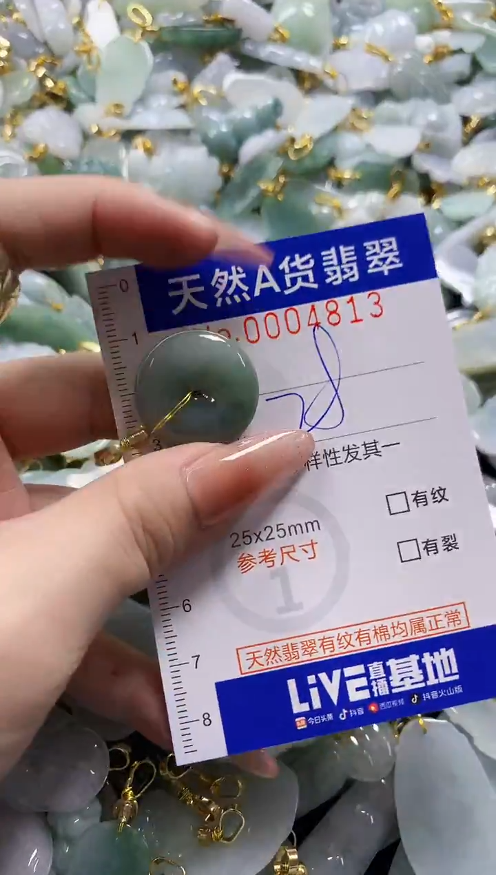 颈饰未镶嵌翡翠天然A货翡翠