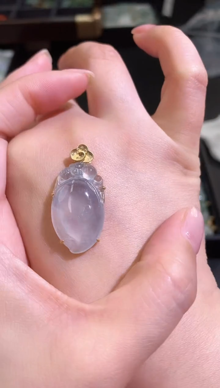 【闪购商品】翡翠颈饰18K金镶嵌2025022501201