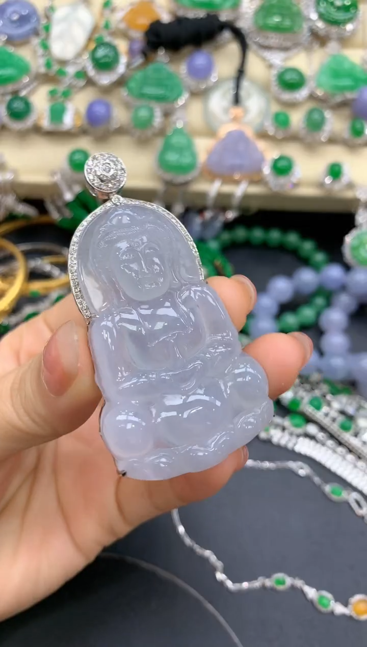 【闪购商品】翡翠颈饰18K金镶嵌517-中国好珍宝