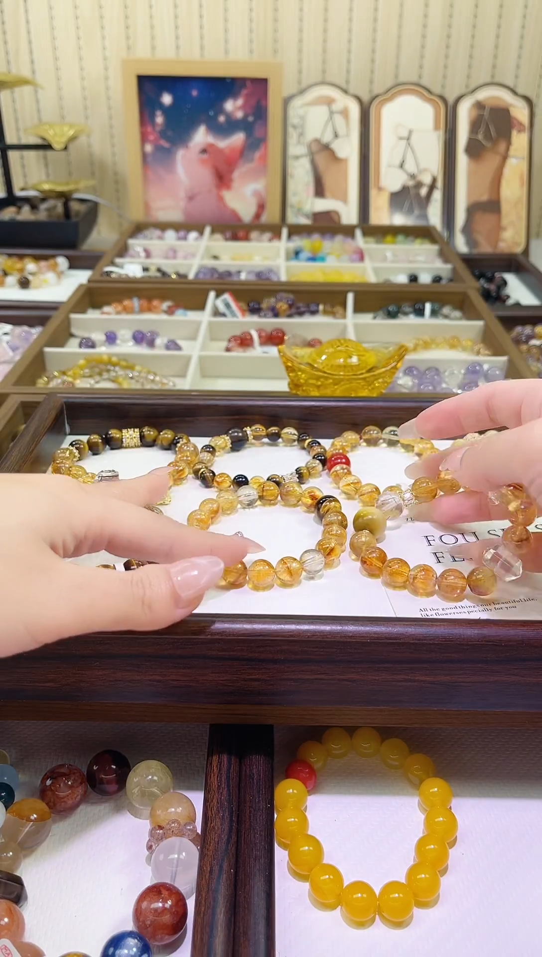 未镶嵌手串水晶3