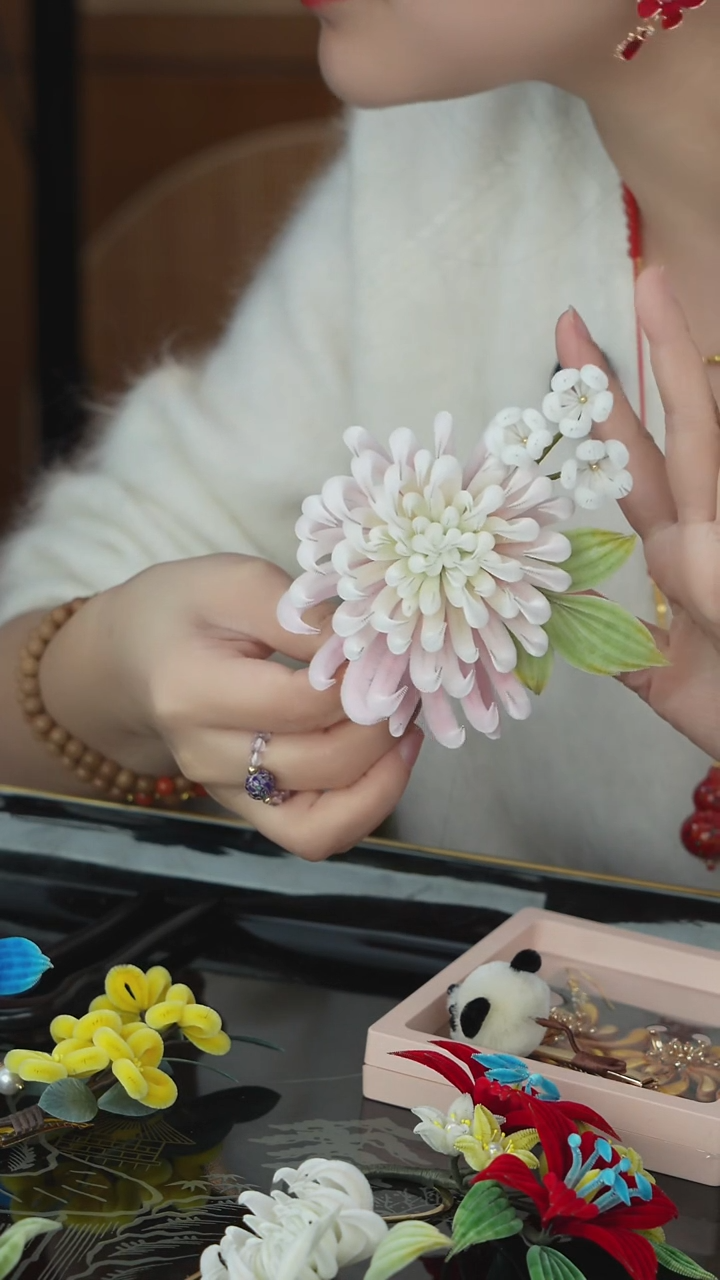 刺绣闪购纯手工非遗国风饰品