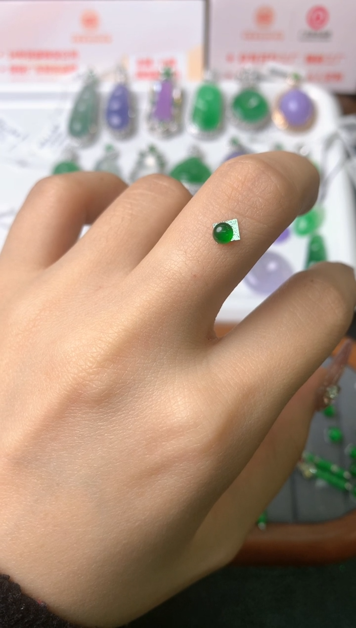 【闪购商品】定制翡翠未镶嵌裸石（镶嵌定制）